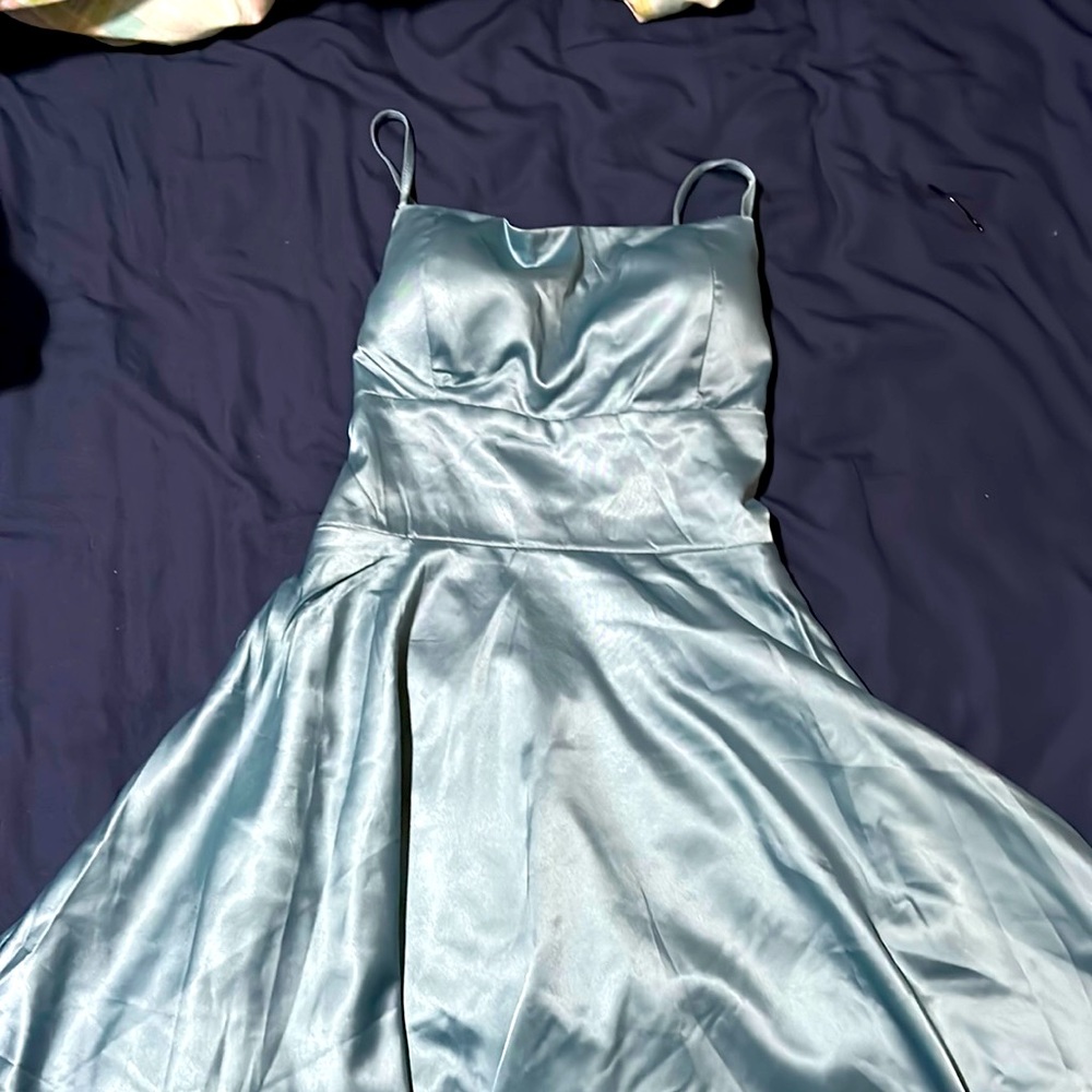 Altar’d State Smoke Blue Dress